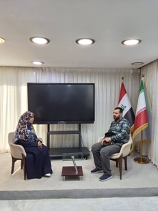 بازدید نماینده رئیس آزفای قم از خانه فرهنگ جمهوری اسلامی ایران در بغداد 